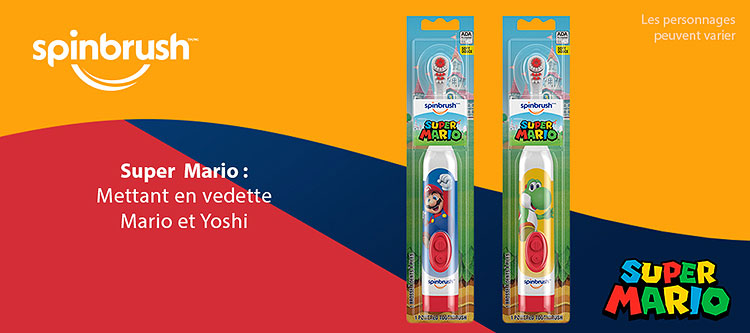 Super Mario™ Kids Spinbrush™ Toothbrush